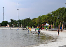 Ancol Beach in Jakarta