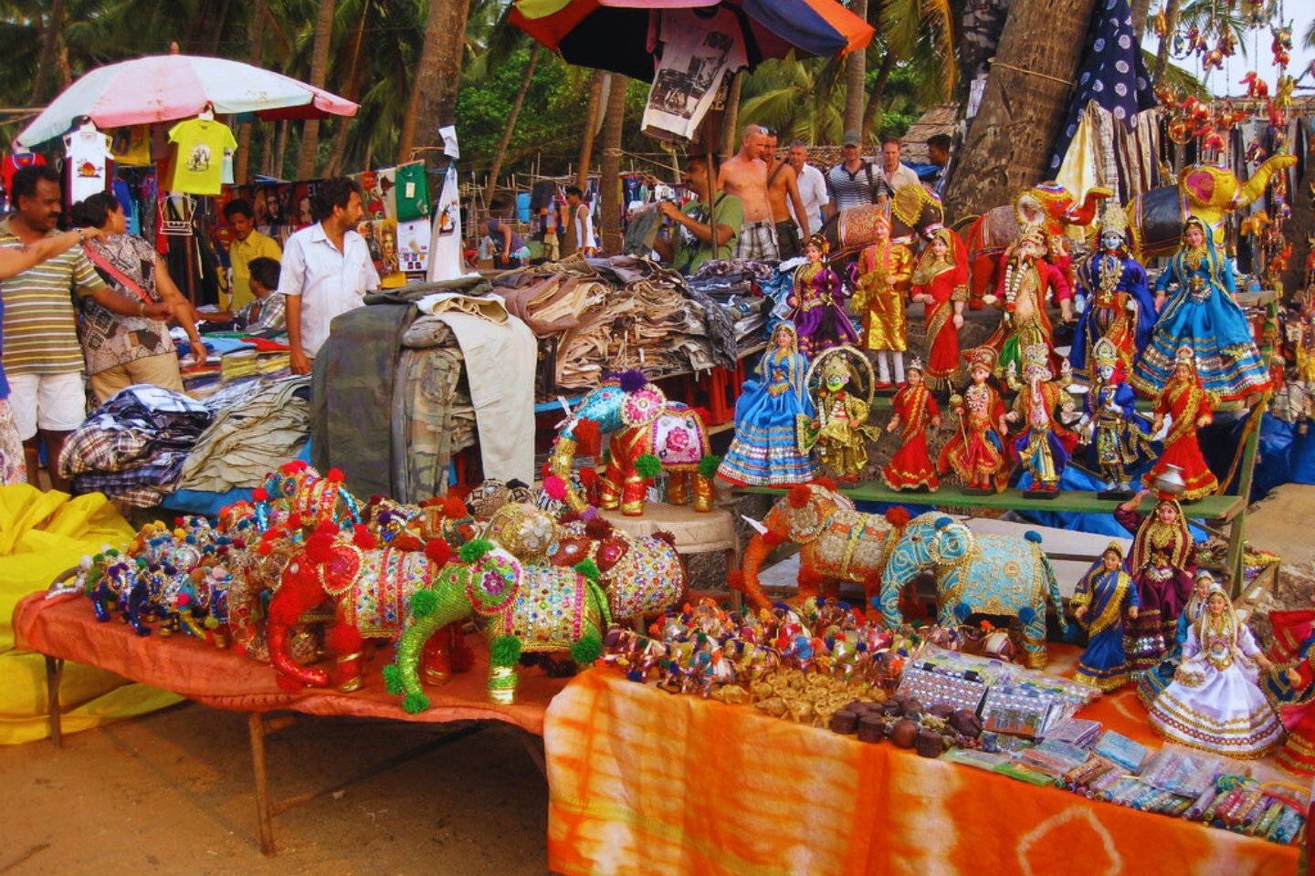 Anjuna Flea Market in Goa City