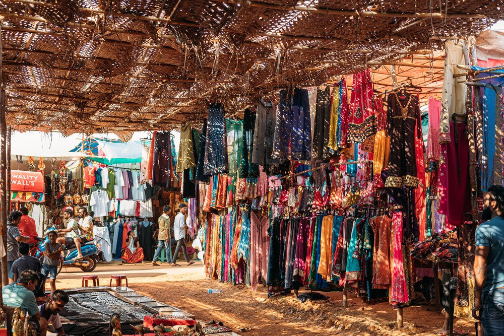 Anjuna Flea Market in Goa