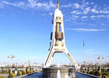 Ashgabat Arch of Neutrality in Ashgabat