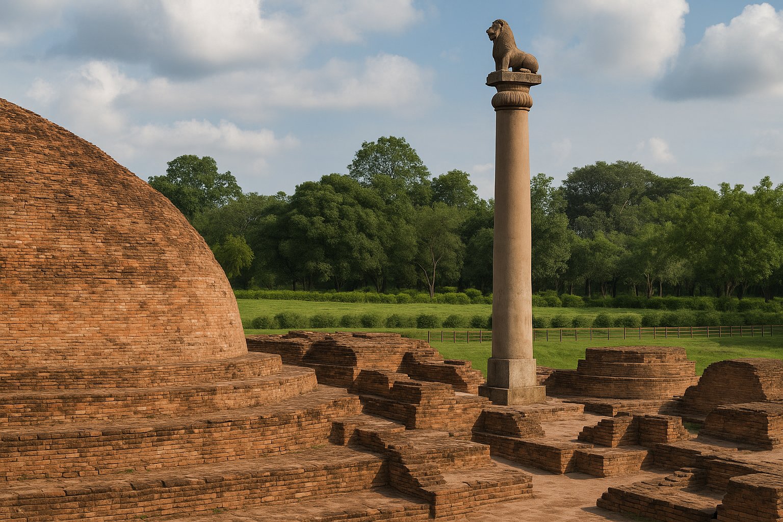 Ashoka Pillar in Vaishali