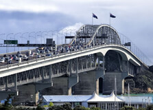 Auckland Harbour Bridge in Auckland