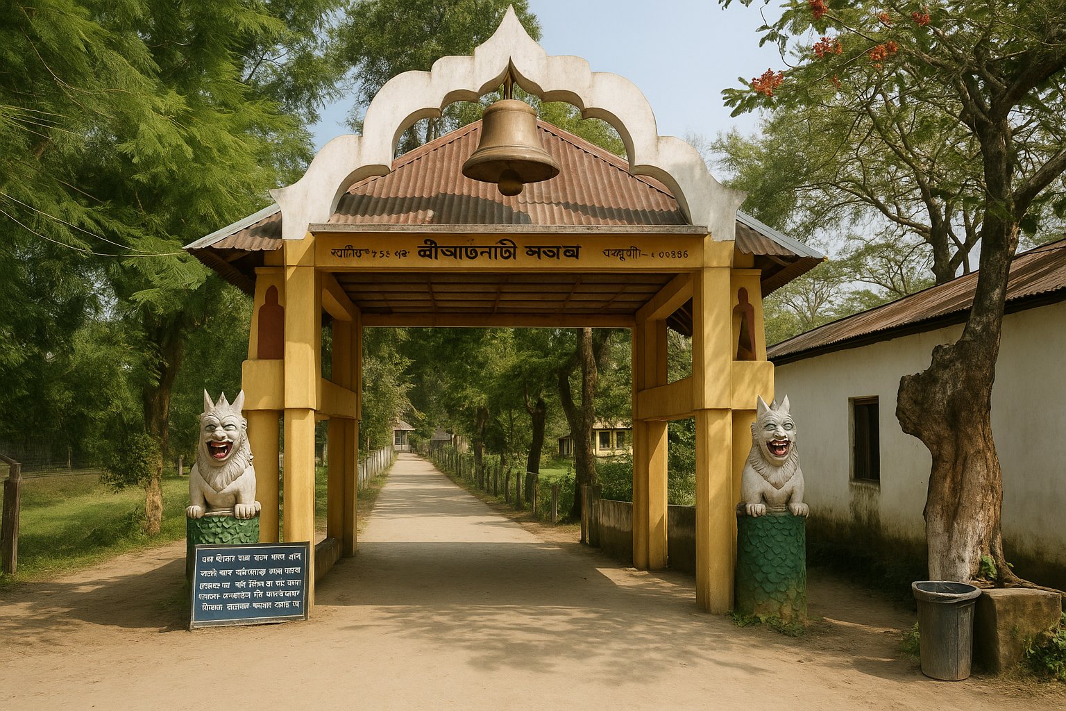 Auniati Satra in Majuli
