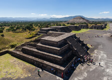 Avenue of the Dead in Teotihuacan