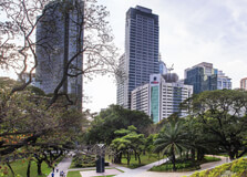 Ayala Triangle Garden in Makati