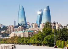 Baku Boulevard in Baku