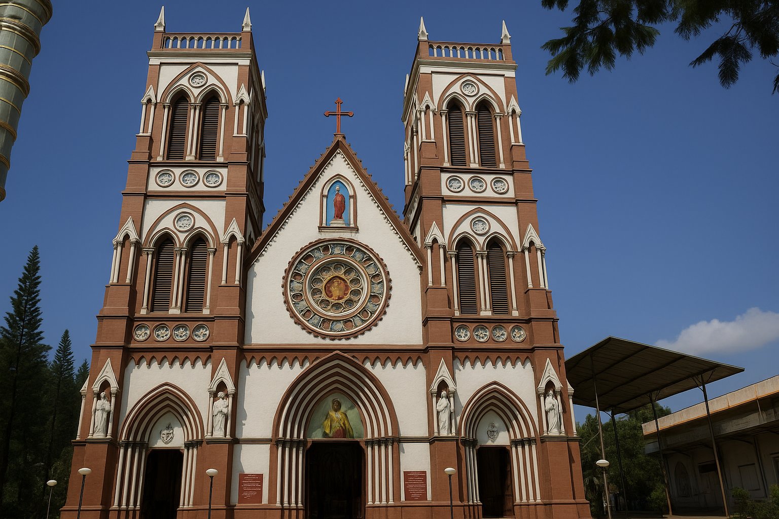 Basilica of the Sacred Heart of Jesus in Pondicherry