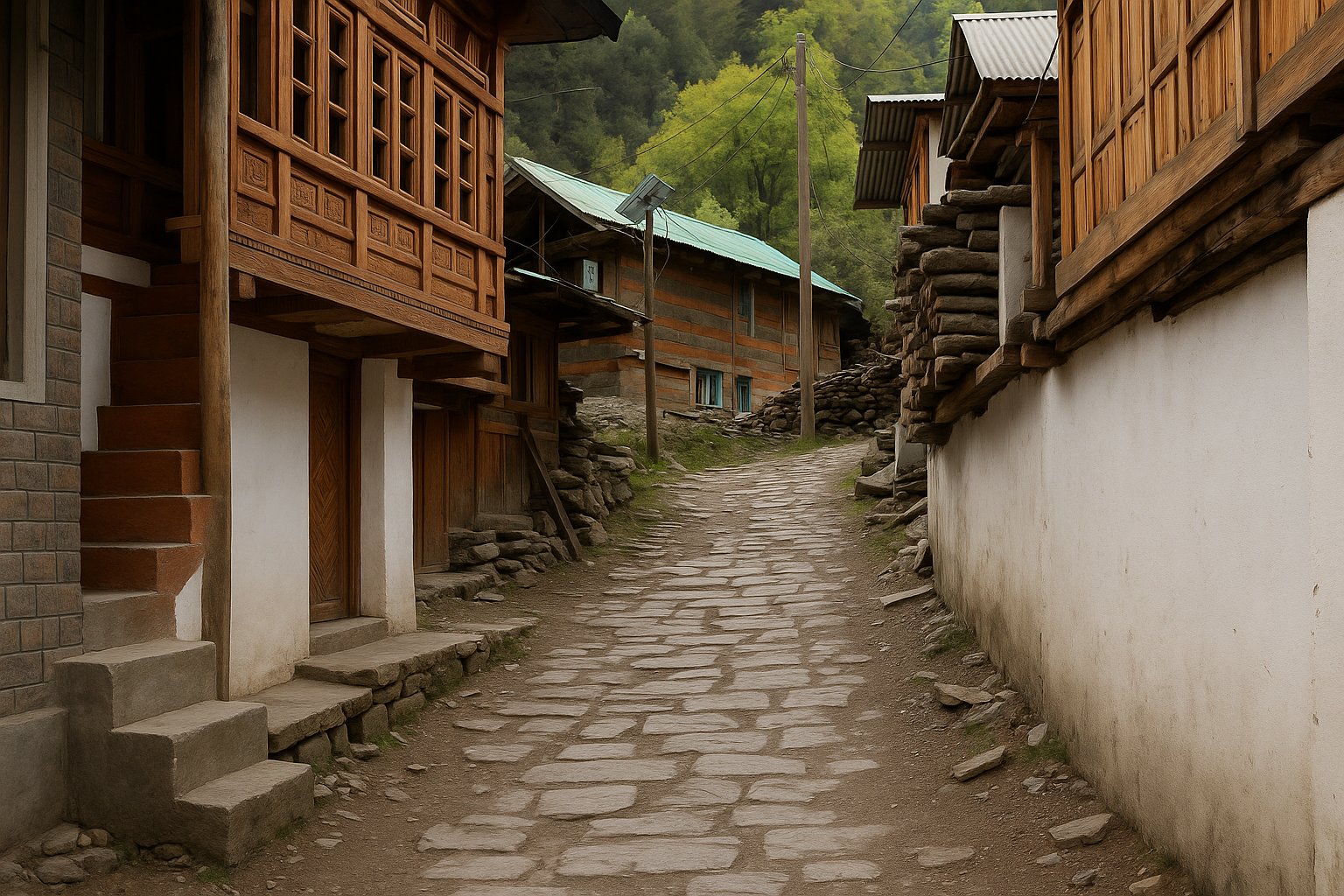 Batseri Village in Kalpa