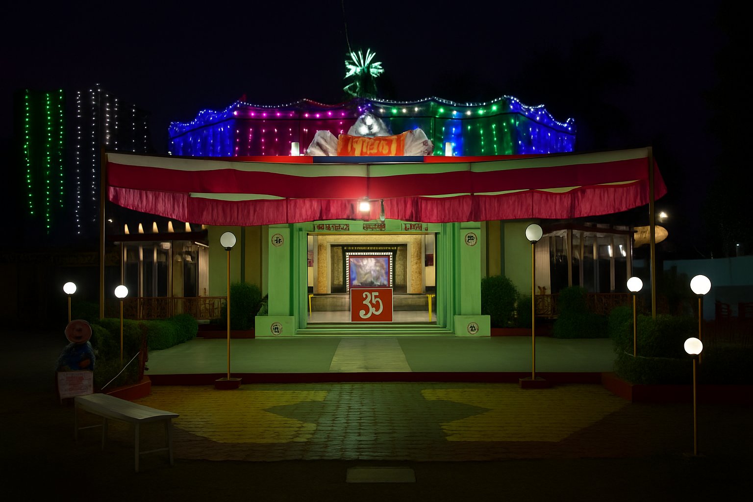 Bhakti Dham Temple in Amravati