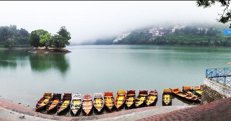 Bhimtal Lake in Bhimtal