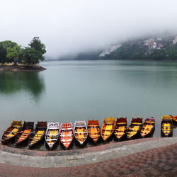 Bhimtal Lake in Nainital