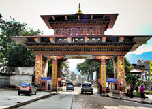 Bhutan Gate in Phuntsholing