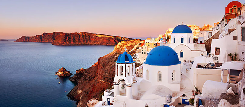 Blue Domed Churches