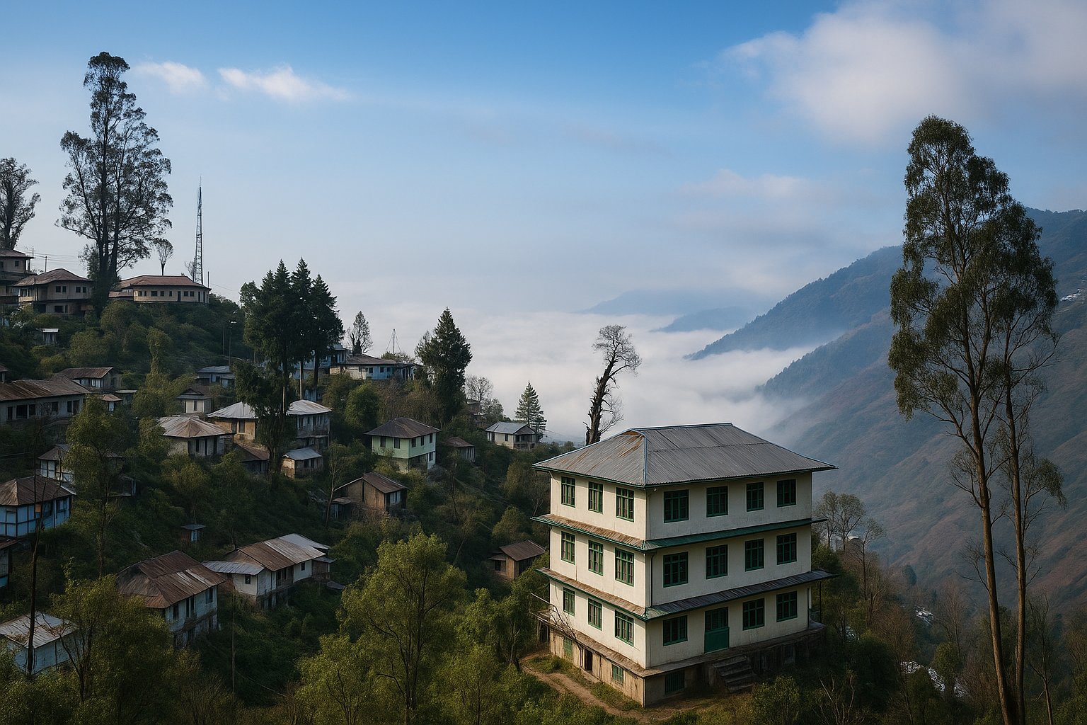 Bomdila View Point in Bomdila