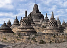 Borobudur Temple in Java