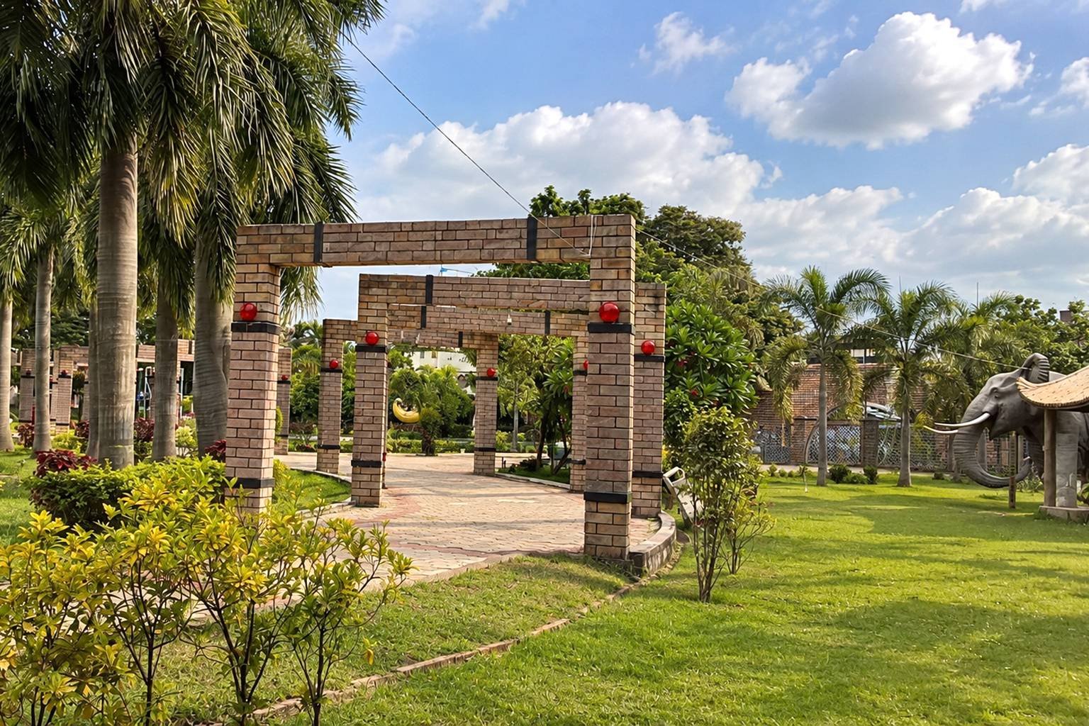 Bridge Park in Tanuku