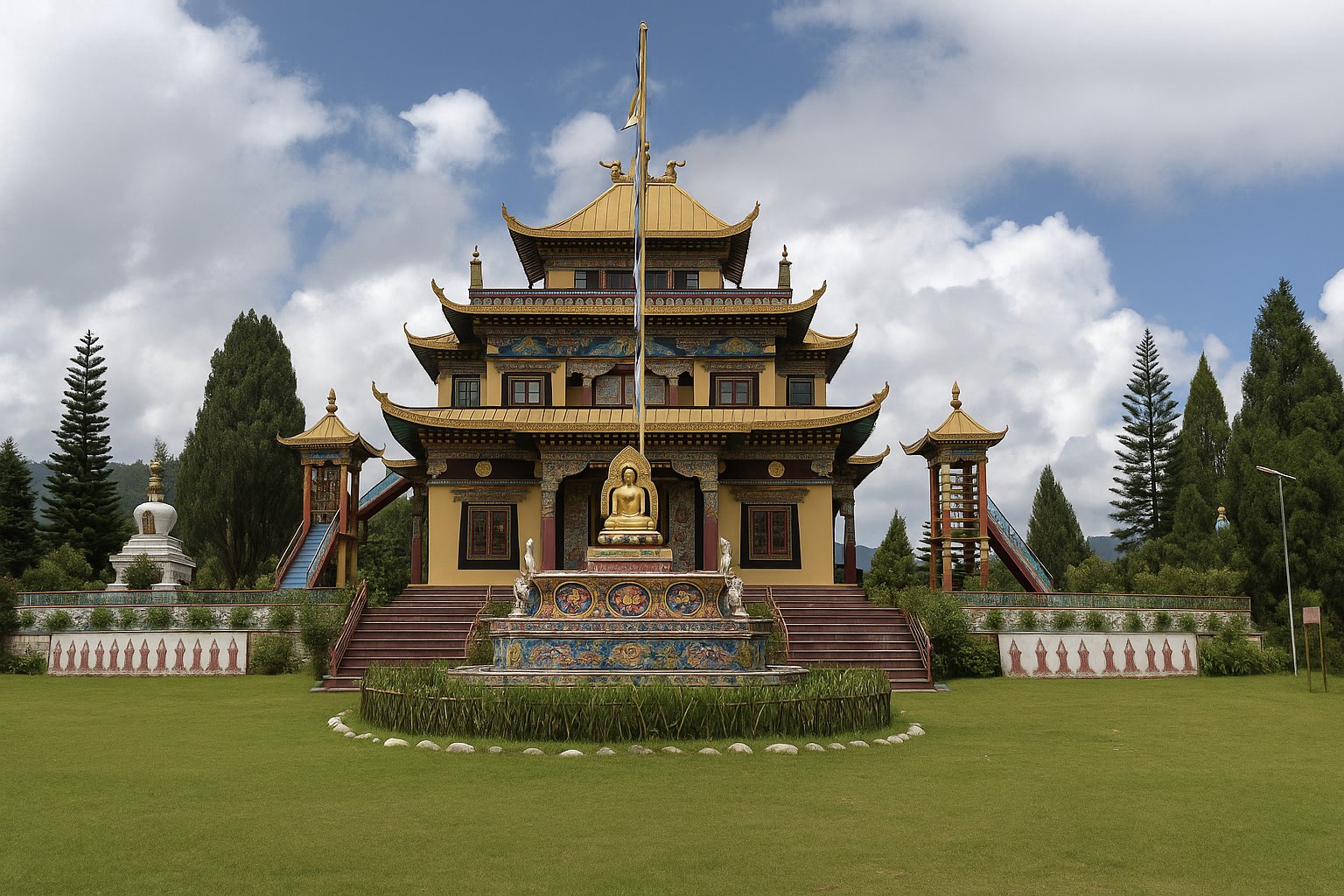 Buddhist Monasteries in Bhalukpong