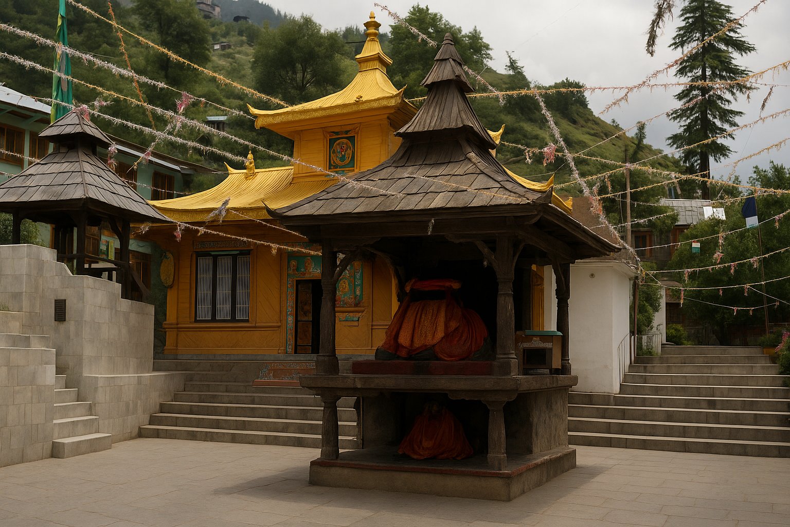 Buddhist Monastery in Sangla