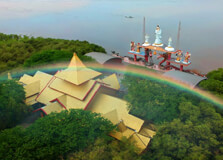 Bungkul Park in Surabaya