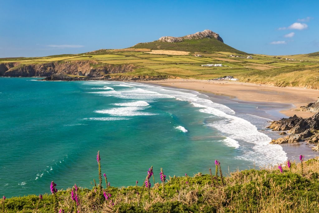 Caerfai Bay Beach in St Davids