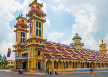 Cao Dai Temple in My Tho