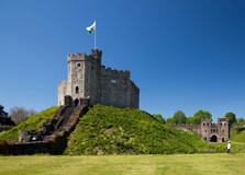 Cardiff Castle in Cardiff