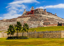 Castillo de San Felipo de Barajas in Cartagena