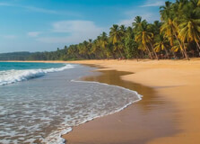 Casuarina Beach in Jaffna