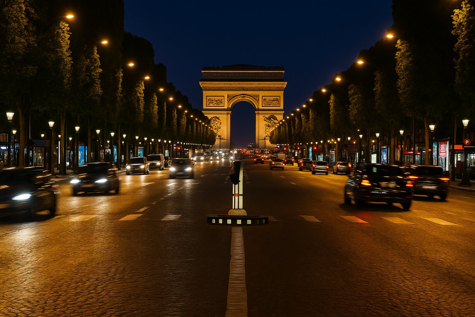Champs Elysees in Paris