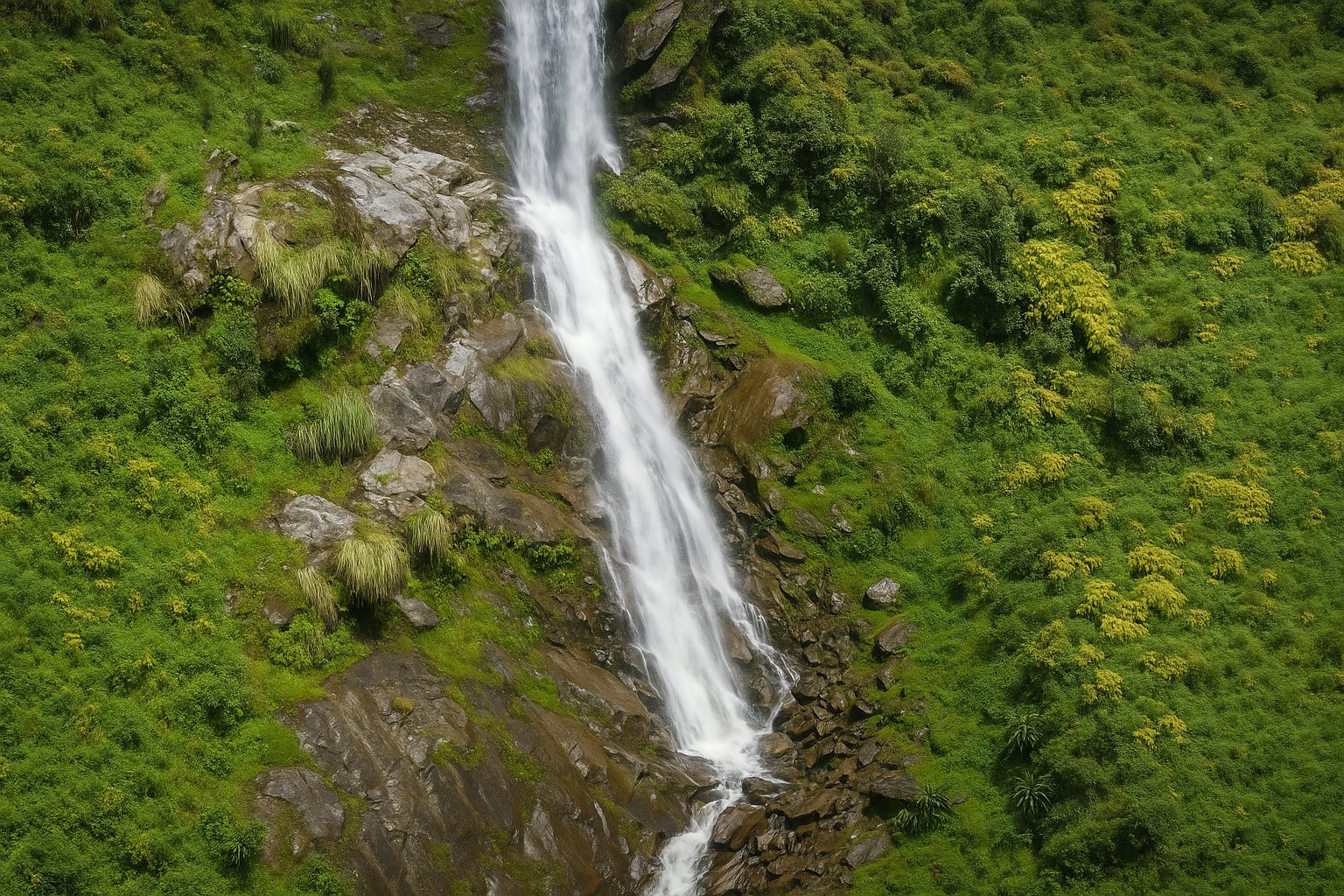 Changey Waterfall in Pelling