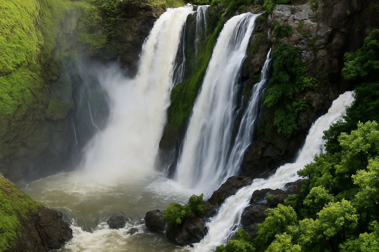 Chethalayam Falls in Wayanad