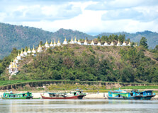 Chindwin River in Monywa