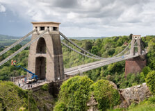 The Clifton Suspension Bridge in Avon