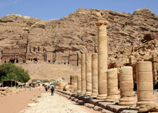 Colonnaded Street in Petra
