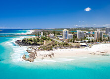 Coolangatta Beach in Queensland
