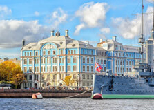 Cruiser Aurora in St.Petersburg