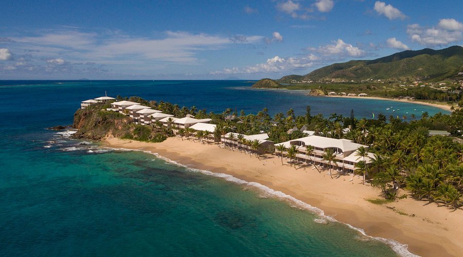 Curtain Bluff Beach in Leewards Island