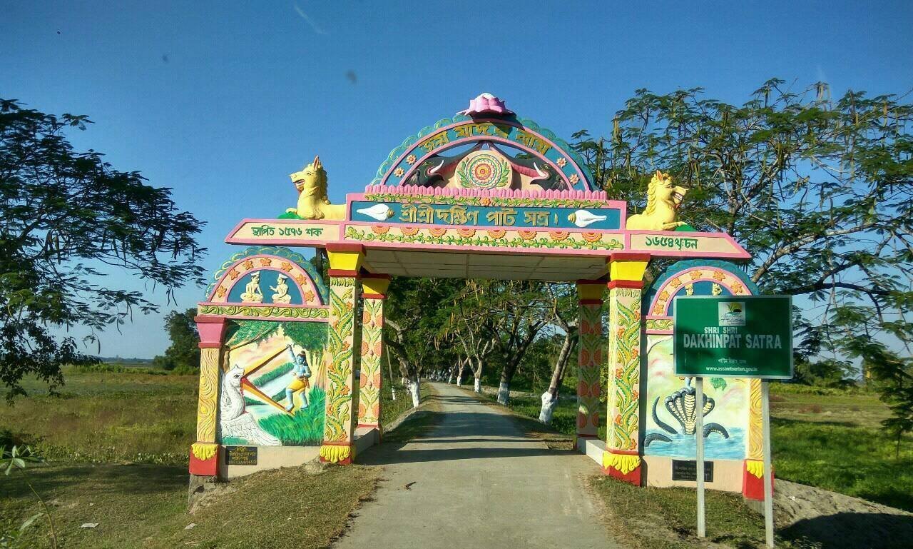 Dakhinpat Satra in Majuli