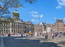 Dam Square in Amsterdam