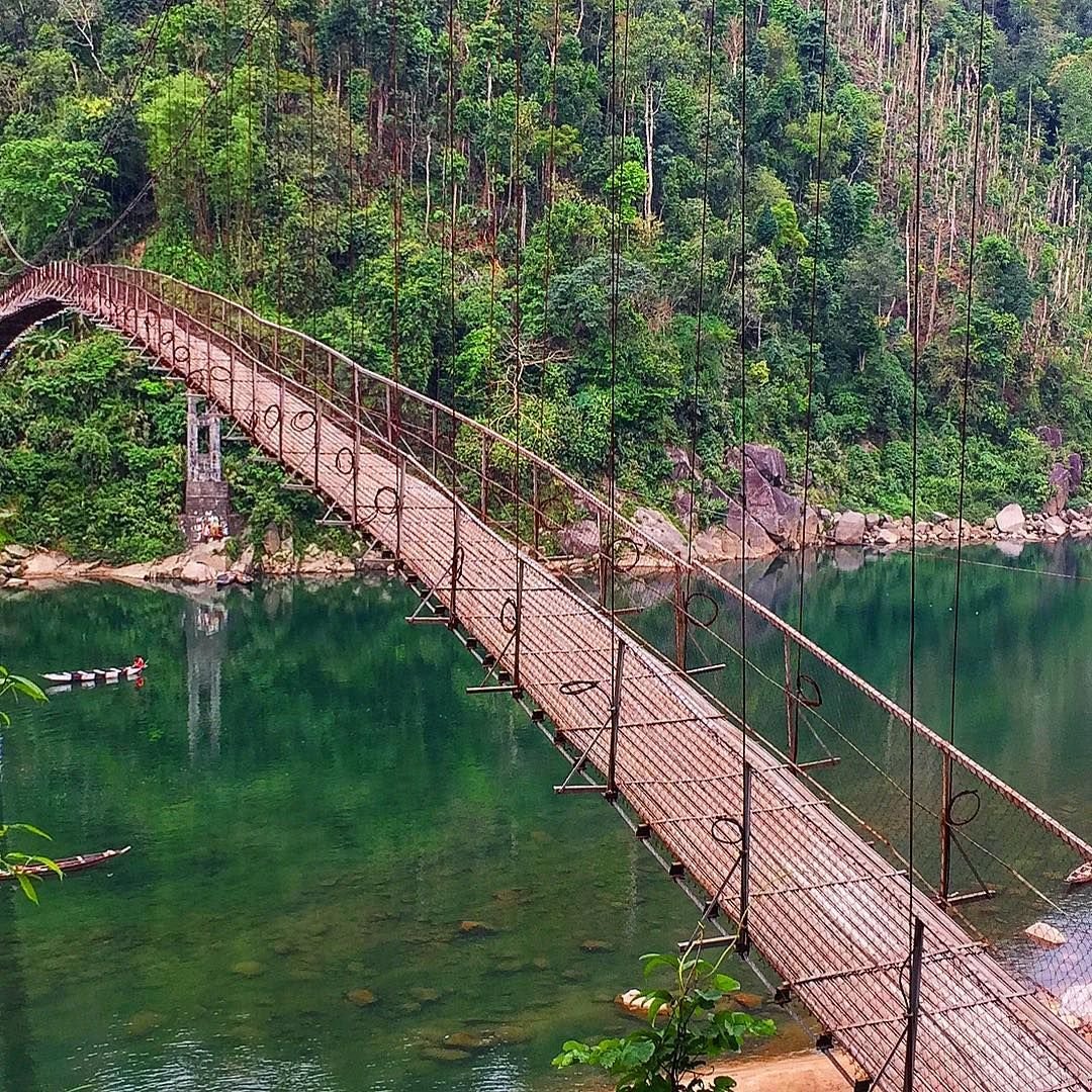 Dawki Bridge in Dawki
