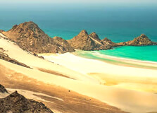 Detwah Lagoon in Socotra Island