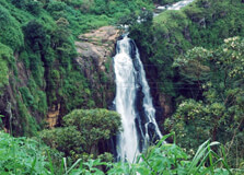 Devon Falls in Nuwara Eliya