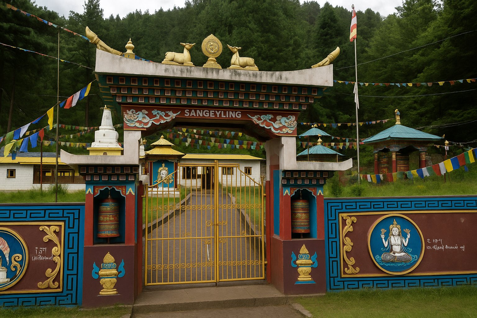 Dirang Dzong Monastery in Bomdila