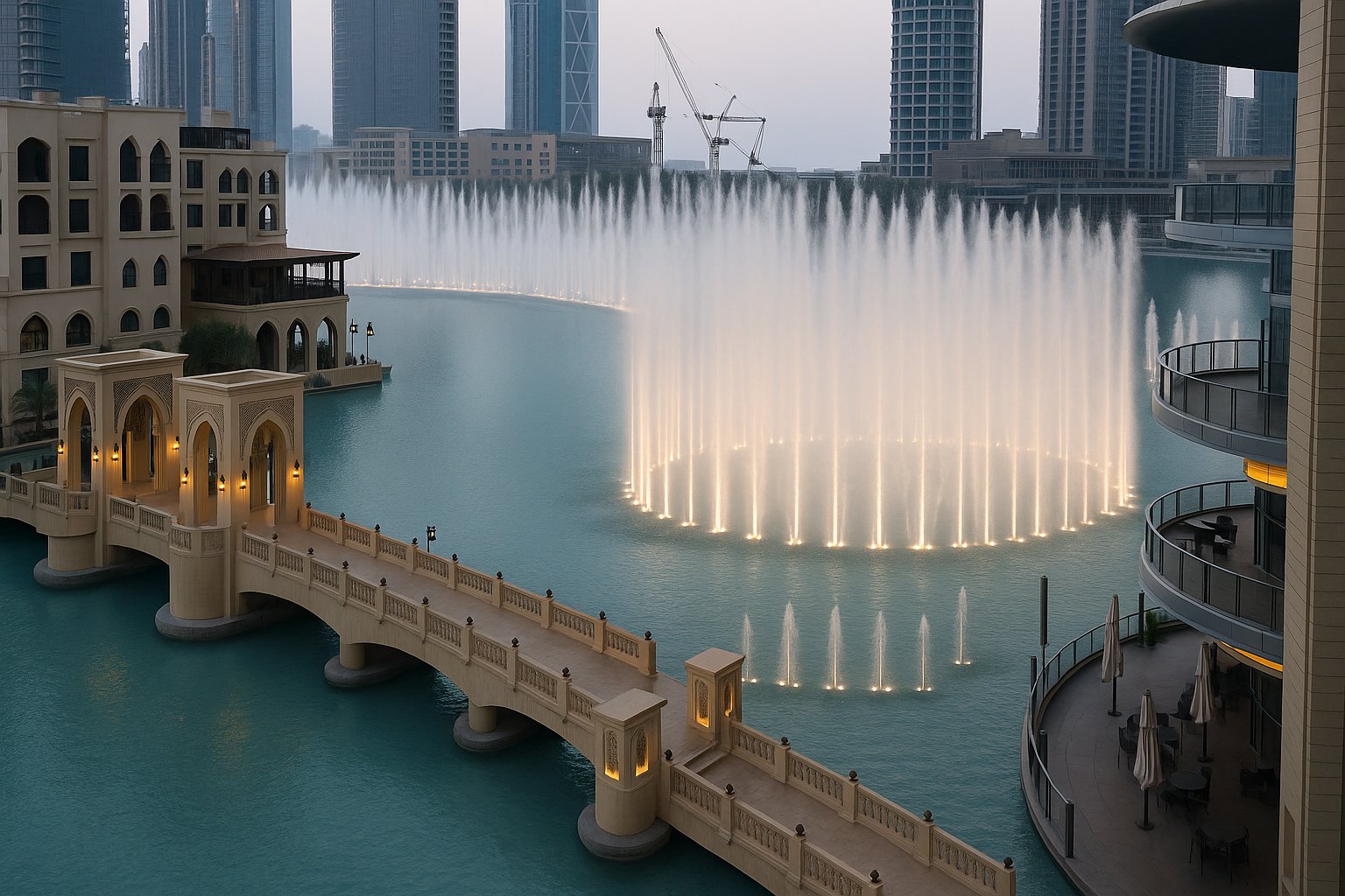 Dubai Fountain in Dubai