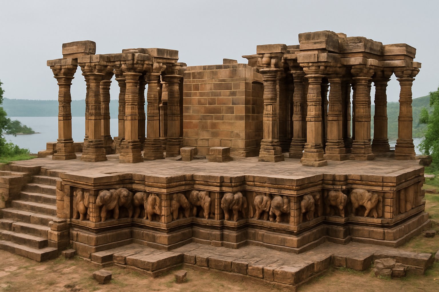Elegant Sculpted Siddhanatha Temple in Omkareshwara