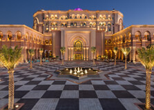 Emirates Palace in Abu Dhabi