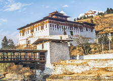 Five Chortens in Paro