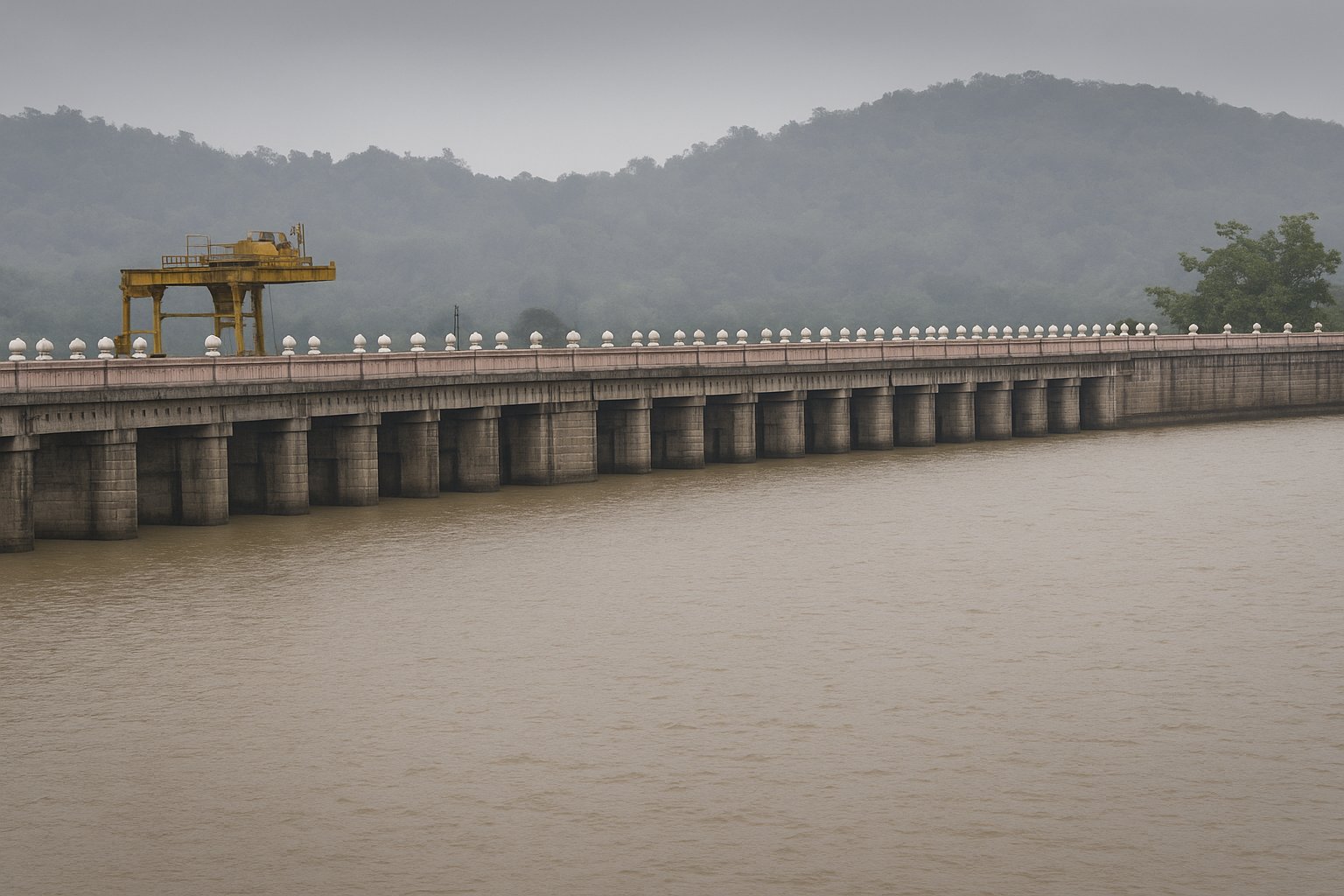 Gajanur Dam in Shimoga