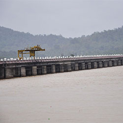 Gajanur Dam in Shimoga