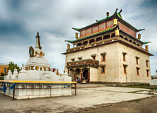 Gandan Monastery in Ulaanbaatar